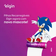 12 Pilhas Baterias Aa 2700mah Elgin Recarregável 3 Cartelas Foto mini 3