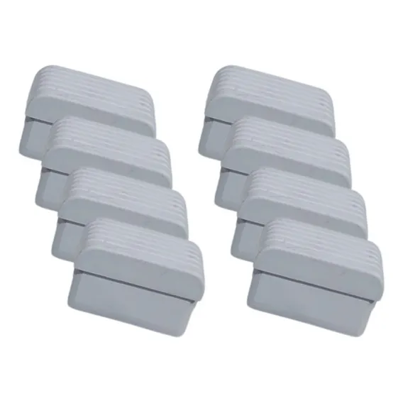 12 Ponteira Interna Plástica 50x30mm P/pé Cadeira Ou Mesa Foto 1