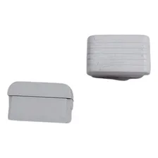 12 Ponteira Interna Plástica 50x30mm P/pé Cadeira Ou Mesa Foto mini  2