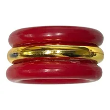 12 Porta Guardanapo E 12 Guardanapos Modelo Natal Decoração Cor Porta Guardanapo Vermelho Com Dourado - Guardanapo Vermelho Foto mini 2