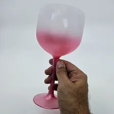 12 Taças De Gin 580ml Acrílico Coloridas Degrade Para Festa Cor Rosê Gold Foto mini  3