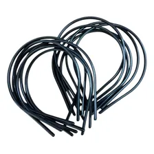 12 Tiaras Arco Arquinho Fina Preta 5mm Para Encapar Forrar Cor Preto Foto mini 4