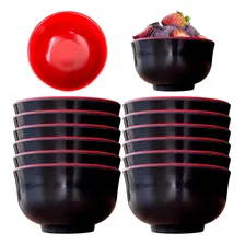 12 Tigela Japonesa Bowl Oriental Melamina 300ml Cumbuca Owan Foto mini 1