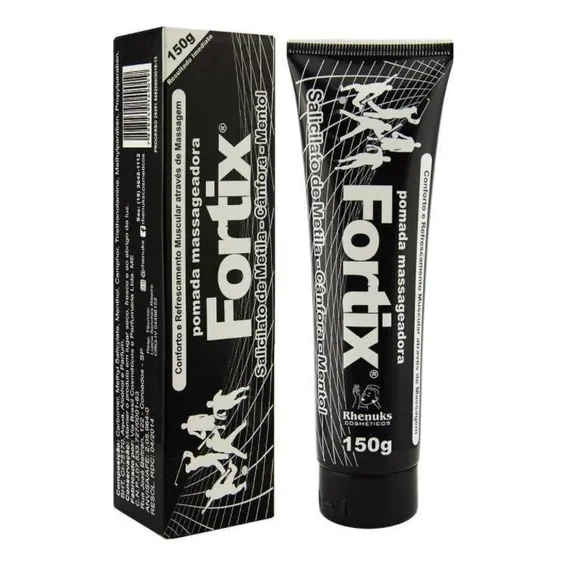 12 Unidades Pomada Massageadora Fortix 150g Rhenuks Foto 1