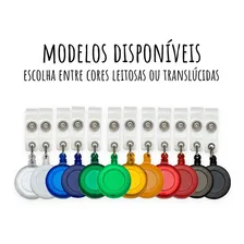 12 Unidades Porta Crachá Retrátil Roller Clip Foto mini 4