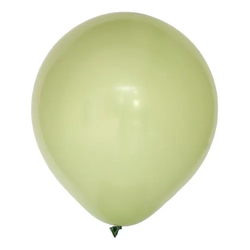 12 Unidades - Tamanho 16 - Balão - Bexiga Sálvia - Art Latex Foto 1
