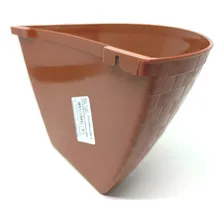12 Vaso Meia Lua Rattan Jardim Horta Vertical 1 L Kit 12 Pçs Foto mini 3