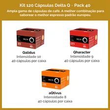 120 Cápsulas Delta Q Café Pack Econômico Foto mini  3