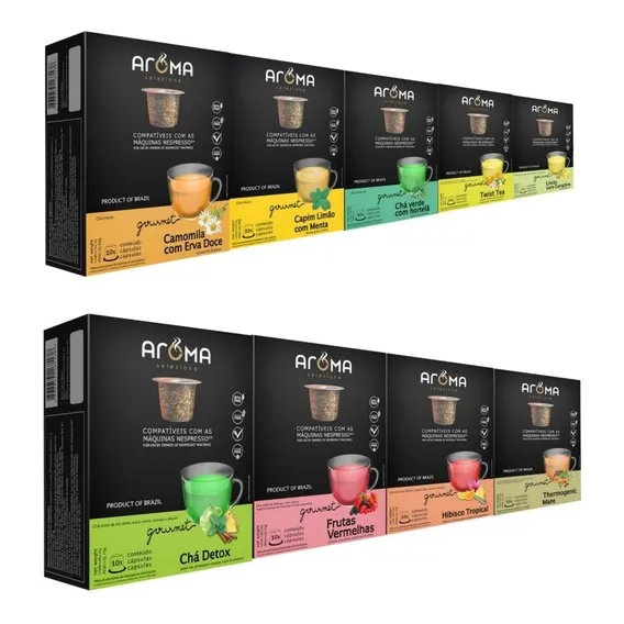 120 Cápsulas Para Nespresso | Chá | Cápsula Aroma Foto 1