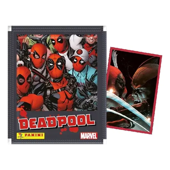 120 Figurinhas Deadpool Marvel Uma História Em Quadrinhos Foto 1