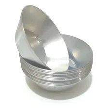 120 Forma Salgado Empada Lisa NÂș 1 Em Aluminio 18ml 5cm Boca Foto mini 1