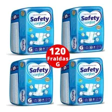 120 Fraldas Geriátrica Safety Confort Tamanho: G / Compre Já Foto mini 1