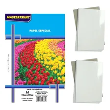 120 Papeis Fotografico Auto Adesivo Matte Master 108g A4 Cor Branco Foto mini 1