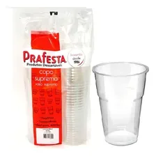 120un Copo Descartável Supremo 300ml Cristal Semi Acrílico Foto mini 1