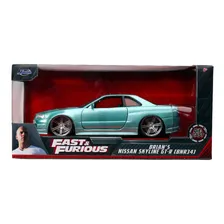 1/24 Brians Nissan Skyline GTR-r34 Jada Foto mini 1