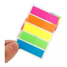 125 Marcadores Página Colorido 5cores Leitura Livro, Caderno Foto mini 1