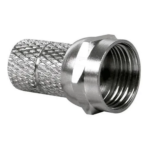 12pcs Conector F Rosca Rg59 Para Cabo Coaxial Foto 1