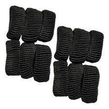 12x Elastico Cabelo Rábico Xuxão Grande Preto - Xuxinha Liso Foto mini 1