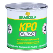 12x Kpo Cinza Brascola Bicomponente Adesivo Poliuretano 440g Foto mini 3