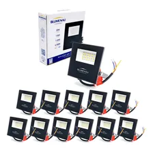 12x Refletor Holofote 20w Prova Dágua Branco Frio 6500k Ip66 Foto mini 1