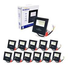 12x Refletor Holofote 20w Prova Dágua Luz Amarela 3000k Ip66 Foto mini 1