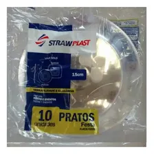 140 Prato Acrilico Redondo Sobremesa 15cm Cristal Strawplast Foto mini 3