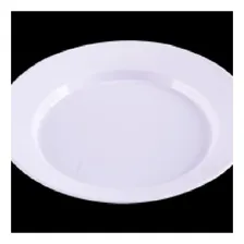 140 Prato Redondo Refeição 21cm Branco AcrÃlico Strawplast Foto mini 3