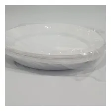 140 Prato Sobremesa Redondo 15cm Branco Acrilico Strawplast Foto mini 2