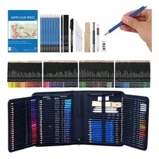 145pcs Kits Para Desenho Técnico Profissional Esboço Lápis Foto  mini 1