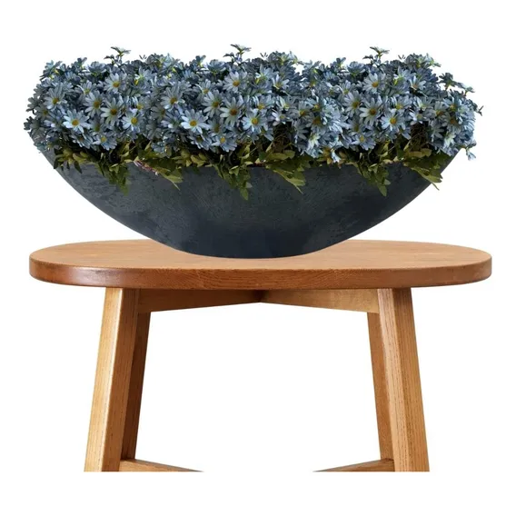 15 Buquês De Margaridas Flores Artificiais Realistas Atacado Cor Azul Foto 1