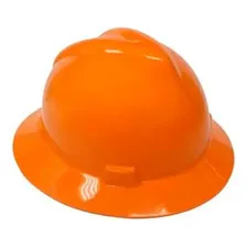 15 Capacete Laranja Aba Total Msa Carneira Catraca + Jugular Foto  mini 1