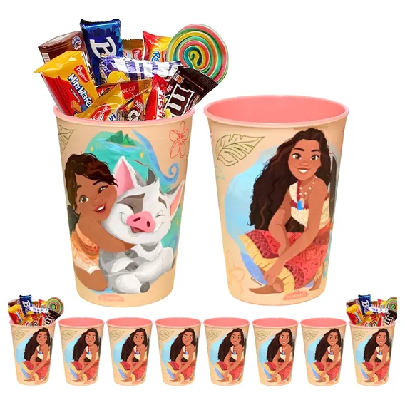 15 Copos Da Moana Para Doces Festa Infantil E Lembrancinha Foto 1