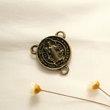 15 Entremeios São Bento + 15 Crucifixos Para Terço Atacado Cor Ouro Velho Foto mini 4