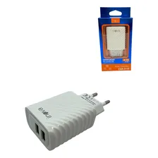 15 Fonte Carregador Inova Prime 3.1a 2usb Rápido Atacado Cor Branco Foto  mini 1