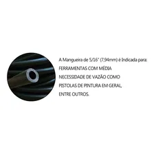 15 Metros Mangueira De Borracha Para Compressor 5/16 300 Psi Cor Preto Foto mini 4