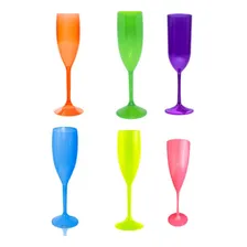 15 Taça Champanhe Acrílica Lisas 180ml Festa Cor Lilás Foto mini 1