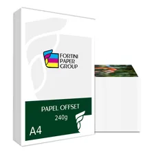 150 Folhas Papel Offset 240g A4 Branco Alta Alvura Foto mini 1
