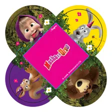 150 Forminhas Para Doces Decoração Masha E O Urso Foto mini 2
