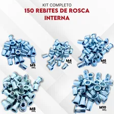 150 Rebites Rosca Interna M4 M5 M6 M8 M10 Kit 30 Uni Cada Maberfix Parafusos Foto mini 2