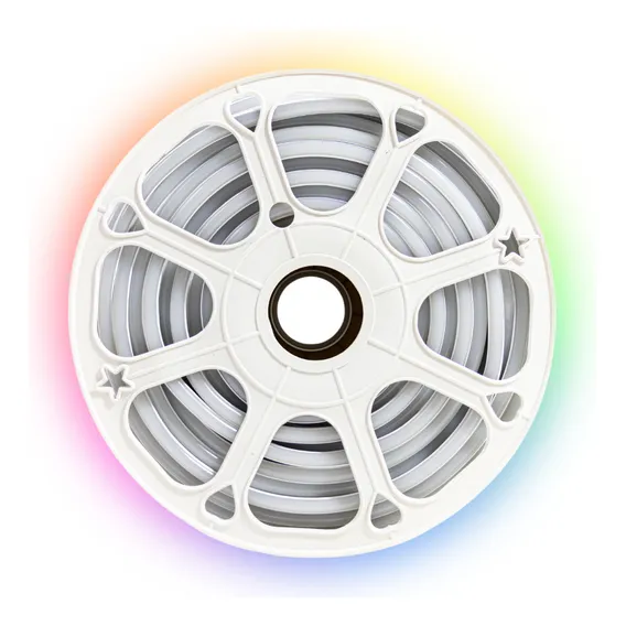 15m Fita Mangueira Led Neon Flexível 110v Rgb E Controladora 220v Foto 1