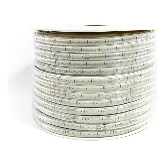 15m Mangueira Led Dupla 3528 180 Leds/m 220v Luz Branco-frio Foto 1