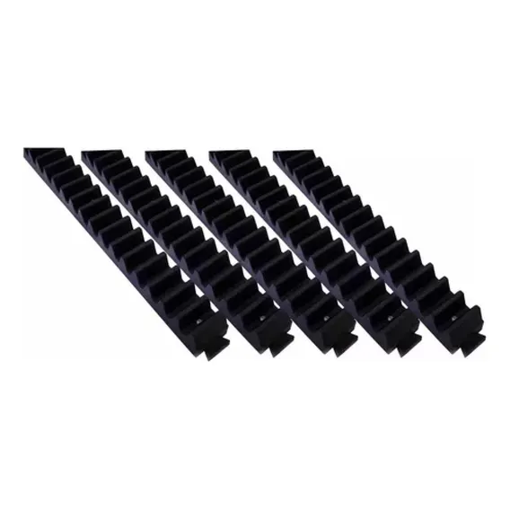15pcs Gomo Cremalheira Industrial 30cm Rossi Peccinin Ppa Cor Preto Foto 1