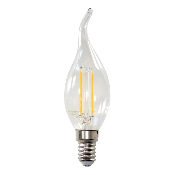 15x Lâmpada Filamento Led Vela Chama 127v / 220v 2700k St528 Foto 1