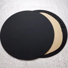 16 Capas Sousplat Varias Cores - Rápido Cor Preto Liso Foto mini 1