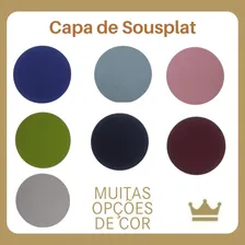 16 Capas Sousplat Varias Cores - Rápido Cor Preto Liso Foto mini 4