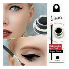 16 Delineador Em Gel Preto Com Pincel Chanfrado Atacado Bf Efeito Matte Foto mini  3
