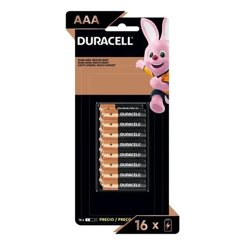 16 Pilha Aaa Duracell Alcalina Palito Econopack Foto 1