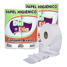 16 Rolos Papel Higiênico Branco Institucional Grande 300m Foto  mini 1