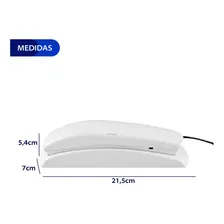 16 Telefone Com Fio Tc20 Cinza Artico Intelbras Foto mini 4