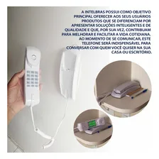 16 Telefone Com Fio Tc20 Cinza Artico Intelbras Foto mini  2